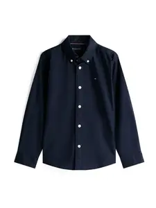 TOMMY HILFIGER Košeľa 'Essential Regular Fit Button-down'  námornícka modrá