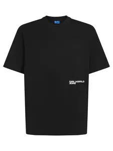 KARL LAGERFELD JEANS Tričko  čierna / biela