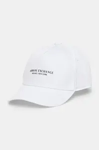 Bavlněná baseballová čepice Armani Exchange