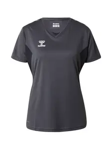 Hummel Funkčné tričko 'Authentic'  antracitová / čierna / biela