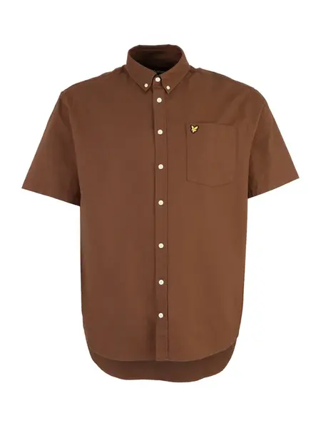Lyle & Scott Big&Tall Košeľa  hnedá