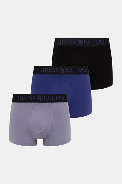 Guess boxerky pánske bavlnené s elastanom JOE 3-pak