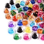 Transparent Acrylic European Beads