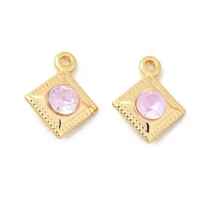 Brass Glass Charms
