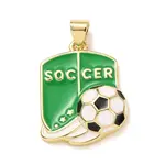 Brass Enamel Pendants