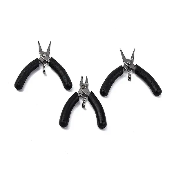 3Pcs Stainless Steel Jewelry Pliers Sets