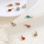 10Pcs 5 Colors 304 Stainless Steel Charms