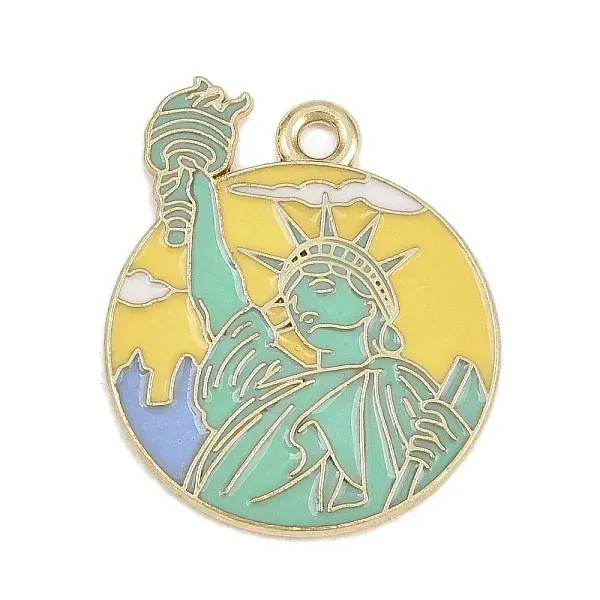 Alloy Enamel Pendants