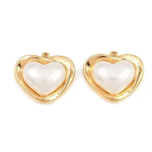 304 Stainless Steel & Resin Pendants
