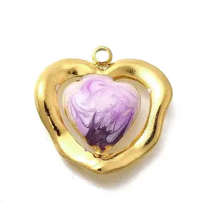 Brass Enamel Pendants