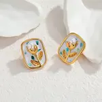 304 Stainless Steel Stud Earrings for Women
