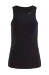 Winshape Športový top 'AET134LS'  čierna / biela