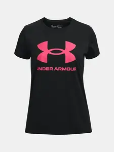 Under Armour Tričko Tech Sportstyle BL SS-BLK - Holky
