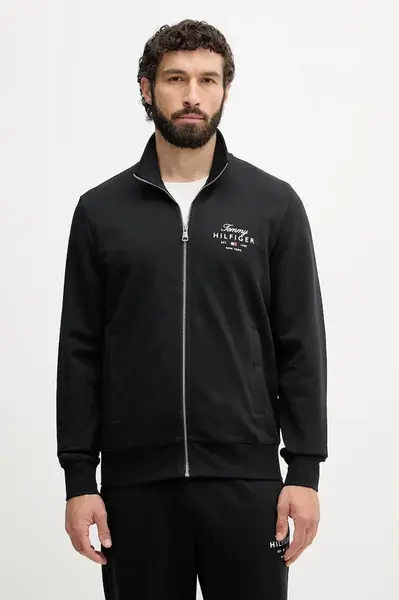 Tommy Hilfiger mikina na zips dámska bavlnená