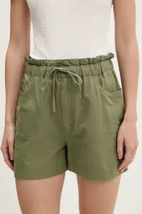 Tommy Jeans šortky dámske s ľanom