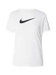 NIKE Funkčné tričko  čierna / biela