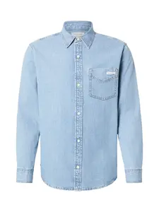 Calvin Klein Jeans Košeľa 'ESSENTIAL CLASSIC'  modrá denim