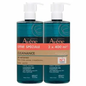 Avène Cleanance čistící gel Cleansing Gel 2 x 400 ml