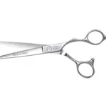 Kadeřnické nůžky Olivia Garden SilkCut® Pro Shear 6,5" - stříbrné (SI-PRO6.50) + dárek zdarma