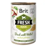Brit Fresh Dog konzerva Duck with Millet 400 g | P57983