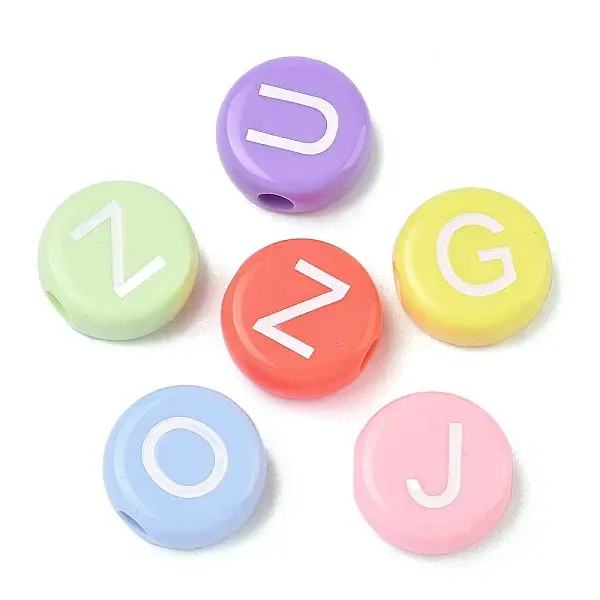 Opaque Acrylic European Beads