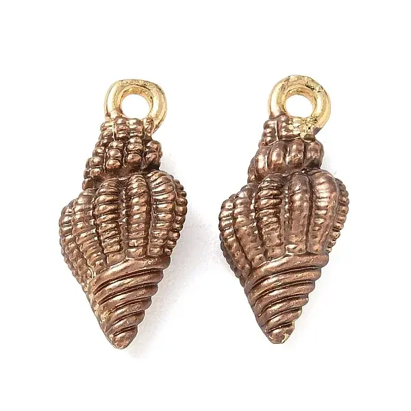 Brass with Enamel Charms
