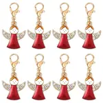 10Pcs Alloy Enamel Pendant Decorations