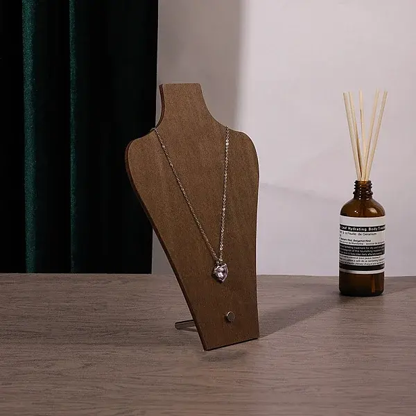 Vase Shaped MDF & Iron Pendant Necklace Jewely Display Stands