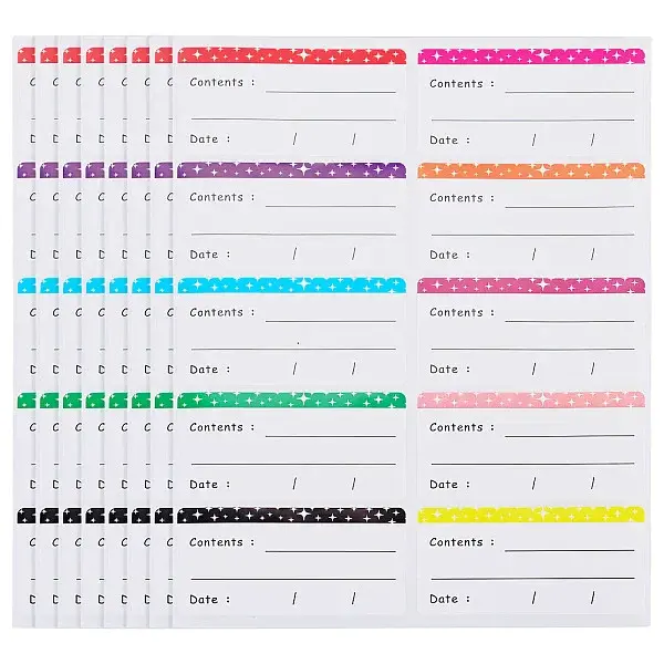 10 Sheets Paper Self Adhesive Stickers