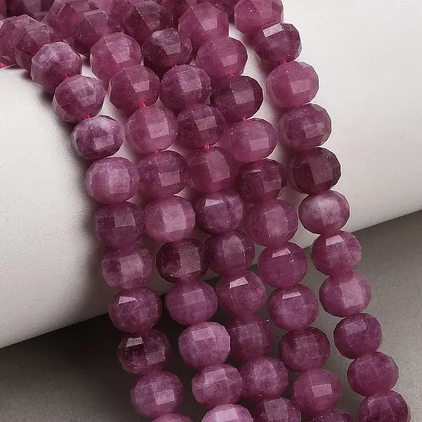 Natural White Jade Beads Strands