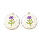 Plating Eco-Friendly Printed Alloy Pendants