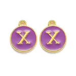 Golden Plated Alloy Enamel Charms