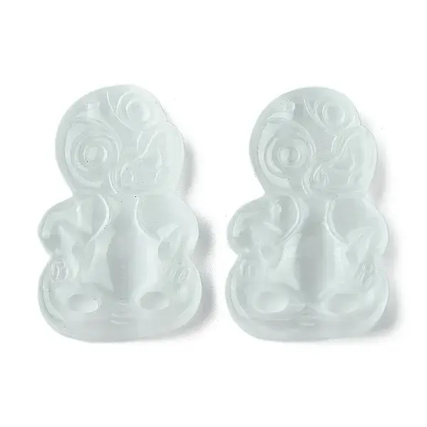 Natural Selenite Big Pendants