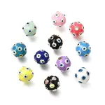 Brass Enamel Beads