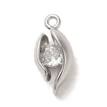 Marine Animal Theme
Platinum  Brass Micro Pave Clear Cubic Zirconia Pendants