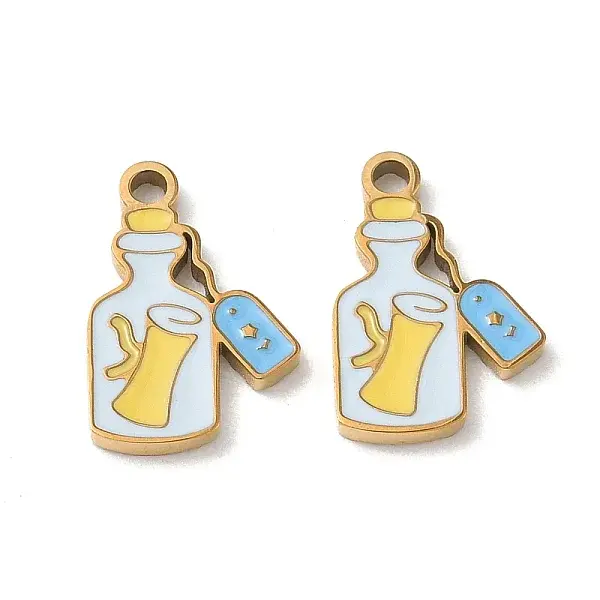 304 Stainless Steel Enamel Pendants