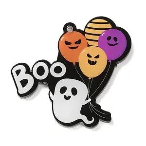 Halloween Theme Double Sided Printed Acrylic Pendants