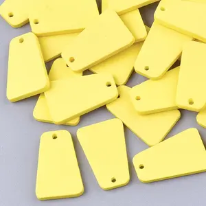 Spray Painted Acrylic Pendants