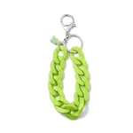 Acrylic Curb Chain Keychain