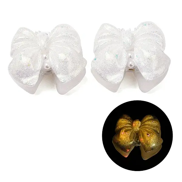 Luminous Opaque Resin & Rhinestone & Polymer Clay Beads