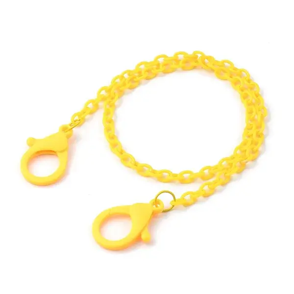 Personalized ABS Plastic Cable Chain Necklaces