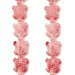 Synthetic Coral Dyed Beads Strands