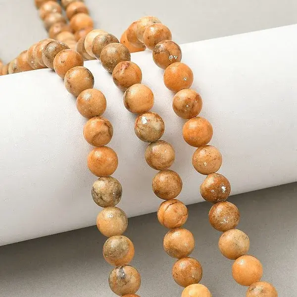 Dyed Natural Dolomite Beads Strands