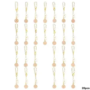 26Pcs Alloy Enamel Pendant Decorations