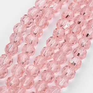Transparent Glass Bead Strands