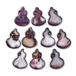 Dyed Natural Freshwater Shell Pendants