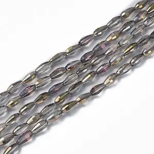 Electroplated Glass Beads Strands