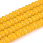 Opaque Spray Painted Glass Beads