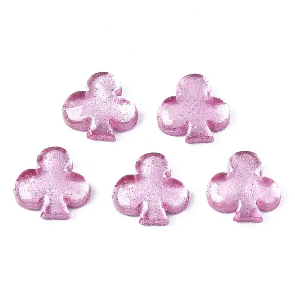Spray Painted Transparent Resin Cabochons