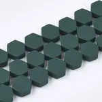 Spray Painted Non-magnetic Synthetic Hematite Beads Strands